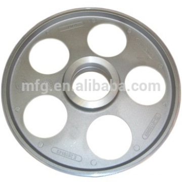 OEM die casting aluminum alloy pulley wheel/flange wheel